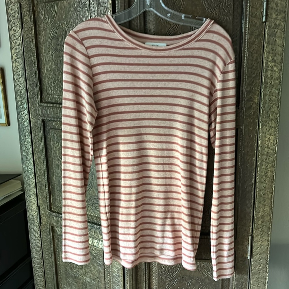 Long sleeved stripe T by Vince
